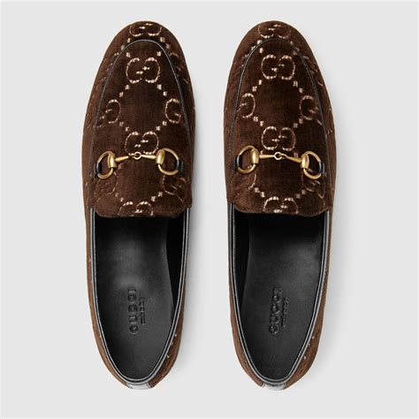 gucci velvet loafers for women